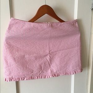 Lilly Pulitzer pink mini skirt